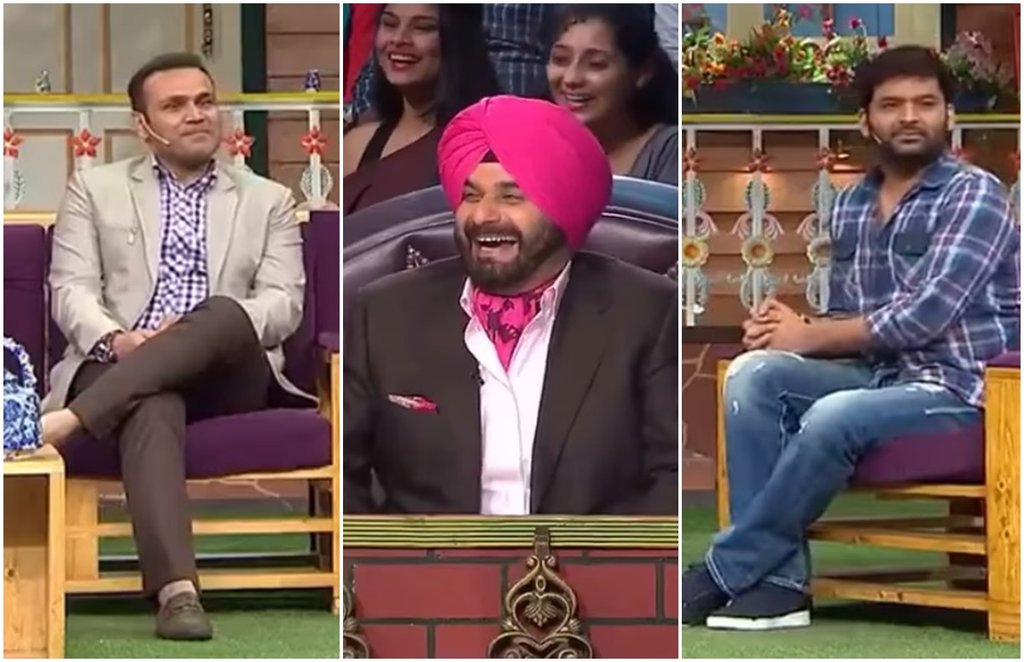 Kapil Sharma Show Virender Sehwag Navjot Singh Sidhu