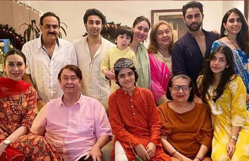 Kareena Kapoor, Karisma Kapoor, Randhir Kapoor, Babita