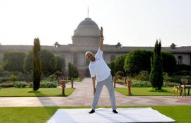 Yoga, Rastrapati Bhawan