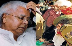 जब मंदिर के बाहर वर्दी में डीएसपी ने धोए थे लालू प्रसाद यादव के पैर, खूब हुआ था बवाल