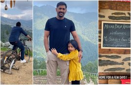 MS Dhoni Ziva Singh Dhoni Sakshi Singh Dhoni6