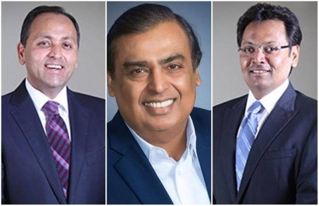 Hital R. Meswani, Nikhil R. Meswani, Rasiklal Meswani, Mukesh Ambani Hital R. Meswani, Nikhil R. Meswani, Rasiklal Meswani, Mukesh Ambani