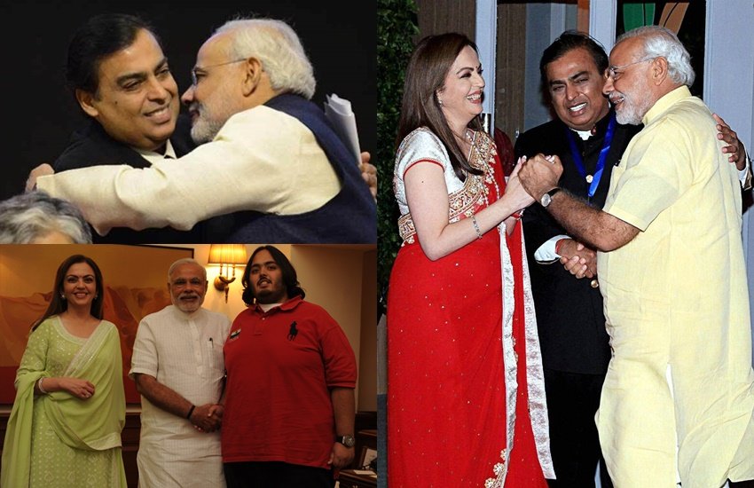 Mukesh Ambani Narendra Modi Relationship: नरेंद्र मोदी देश के प्रधानमंत्री हैं तो वहीं मुकेश अंबानी भारत ही नहीं बल्कि एशिया के सबसे धनी बिजनेसमैन हैं। दोनों ही गुजरात के रहने वाले हैं। मुकेश अंबानी को नरेंद्र मोदी के काफी करीब बताया जाता है। कई मौकों पर दोनों साथ दिखे। आइए तस्वीरों में देखें अंबानी परिवार से नरेंद्र मोदी के कैसे हैं संबंध: 