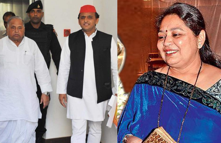 Mulayam Singh Yadav, Akhilesh Yadav, Sadhna Gupta