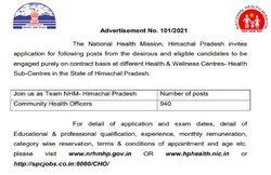 NHM Recruitment 2021: ऑफिसर के 900 से ज्यादा पदों पर हो रही है भर्तियां, ऐसे करना होगा आवेदन