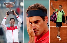 Novak Djokovic, Roger Federer, Rafael Nadal