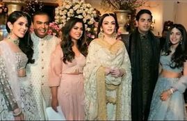 Radhika Merchant, Anant Ambani, Mukesh Ambani, Nita Ambani