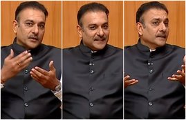 Ravi Shastri Virat Kohli MS Dhoni Rajat Sharma Aap Ki Adalat