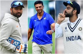 Rohit Sharma Rahul Dravid Virat Kohli India vs Sri Lanka Shikhar Dhawan