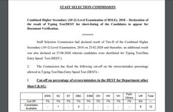 SSC CHLS 2018 Result declared: एसएससी सीएचएसएल 2018 रिजल्ट जारी, ये रहा चेक करने का डायरेक्ट लिंक
