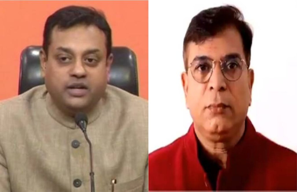 
बीजेपी नेता संबित पात्रा और कांग्रेस प्रवक्ता अभय दुबे (फोटो- इंडियन एक्सप्रेस)