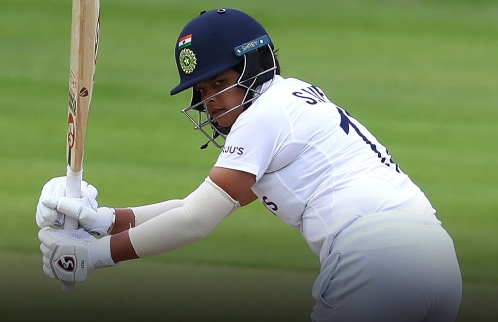 Shafali Verma first Indian Women player score 50 Plus both innings Test debut