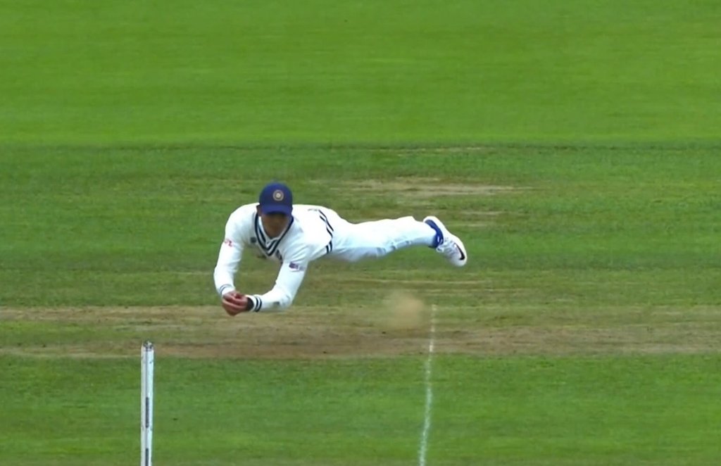 Shubman Gill Catch Shami Ross Taylor
