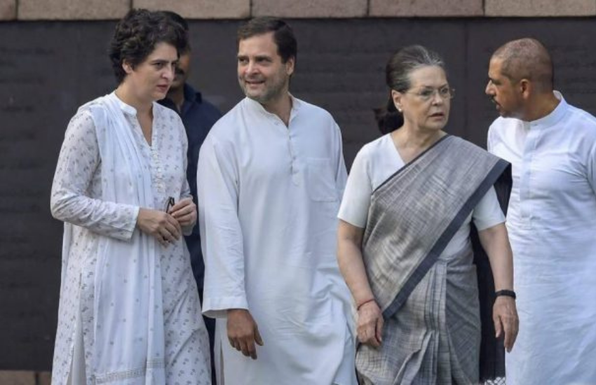 Sonia Gandhi, Rajiv Gandhi, Rahul Gandhi, Priyanka Gandhi, Indira Gandhi