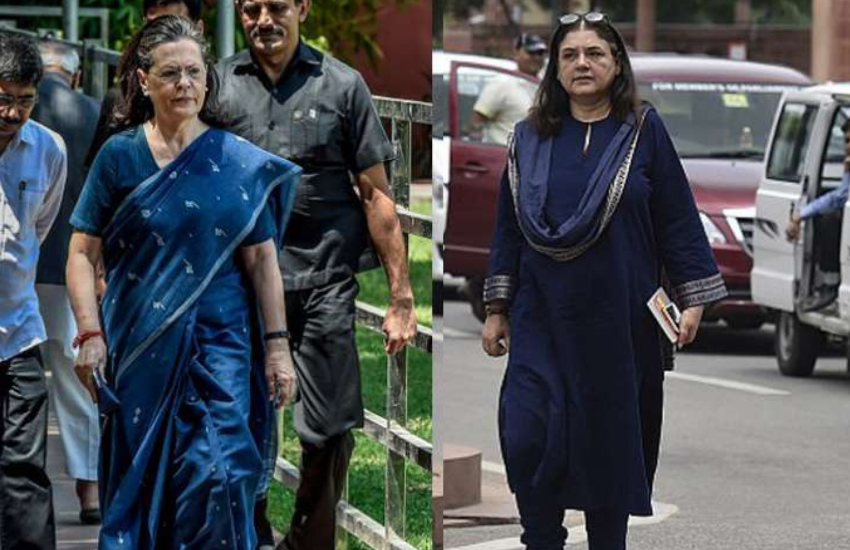 Sonia Gandhi, Maneka Gandhi