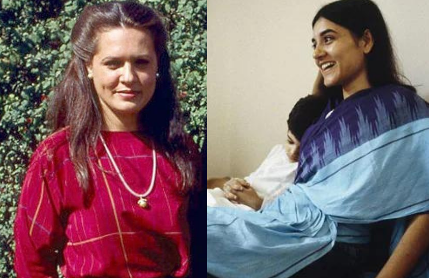 Sonia Gandhi, Maneka Gandhi
