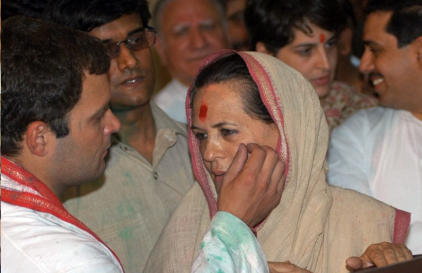 Sonia Gandhi, Rahul Gandhi, Natwar Singh (7)