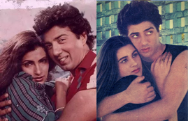 Sunny Deol, Amrita Singh, Dimple Kapadia