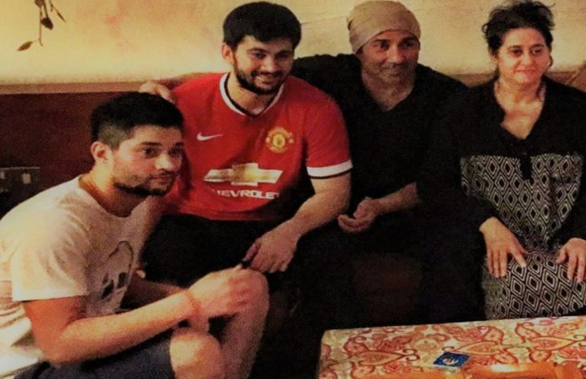 Sunny Deol, Karan Deol, Pooja Deol