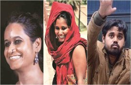 Devangana Kalita, Natasha Narwal, Asif Iqbal Tanha