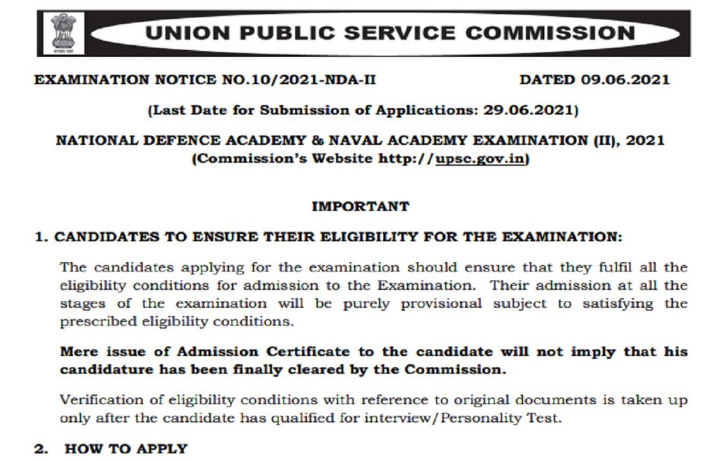 upsc nda 2 2021, nda 2 exam date 2021, upsc nda 2 2021 notification, nda 2 2021 application form, upsc notification 2021, upsc notification