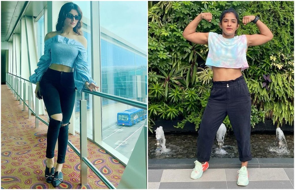 Urvashi Rautela Geeta Phogat Babita Phogat Ritu Phogat MMA KickBoxing