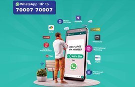What are the services provided by Jio, Jio Service on whatsapp, jio on whatsapp