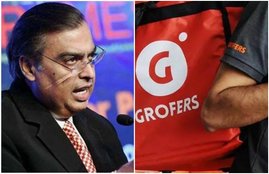 mukesh ambani, Grofers, Amazon, Flipkart,