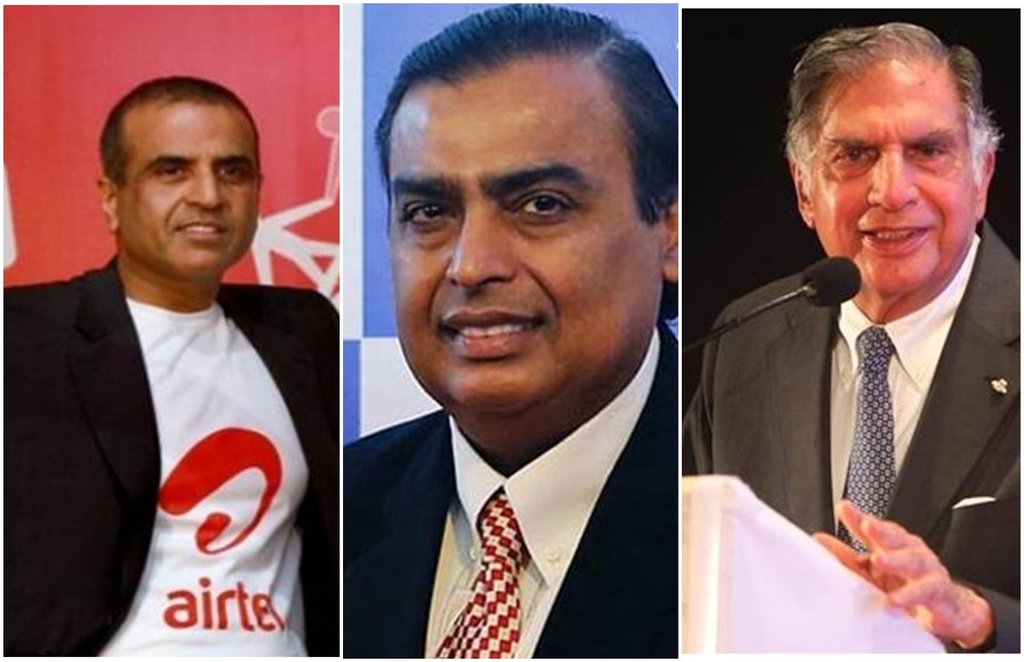 mukesh ambani, tata