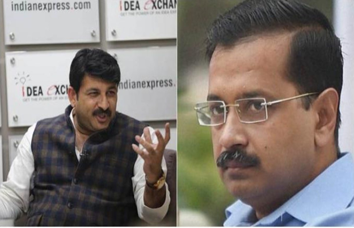 arvind kejriwal, manoj tiwari, online liquor in delhi