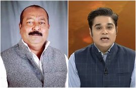 Tv debate, amish devgan, UP, religious conversion, AIMIM, BJP, jansatta