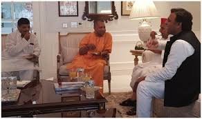 Yogi Adityanath, Mulayam Singh Yadav, Akhilesh Yadav