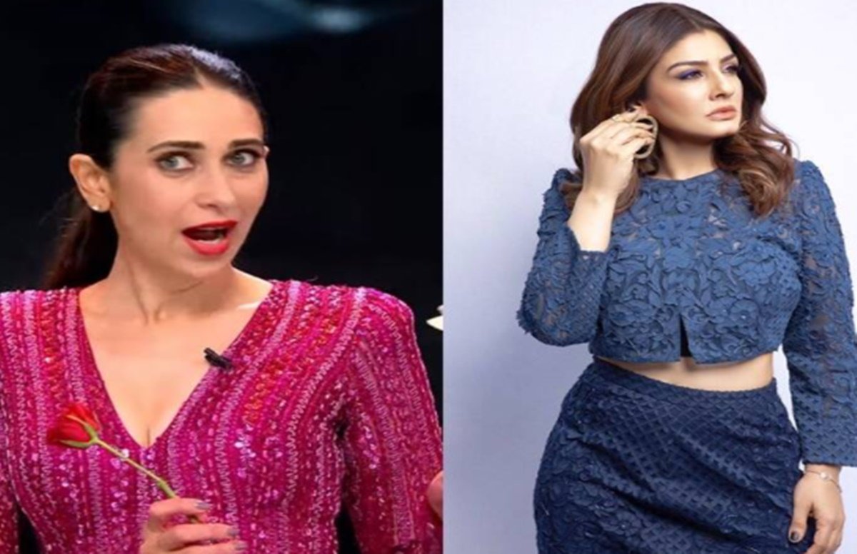 raveena tandon, karishma kapoor, aamir khan raveena tandon, karishma kapoor, aamir khan