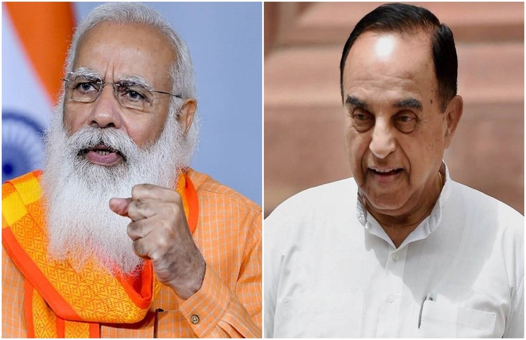 subramanian swamy, bjp, twitter, pm, nda, narendra modi, g7 summit, modi g7 speech, "one earth, one health", india news, international news, hindi news, jansatta news, trending news, social news