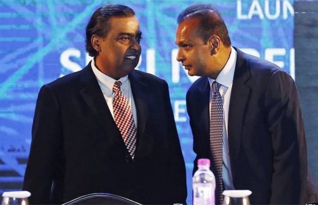 mukesh ambani, anil ambani