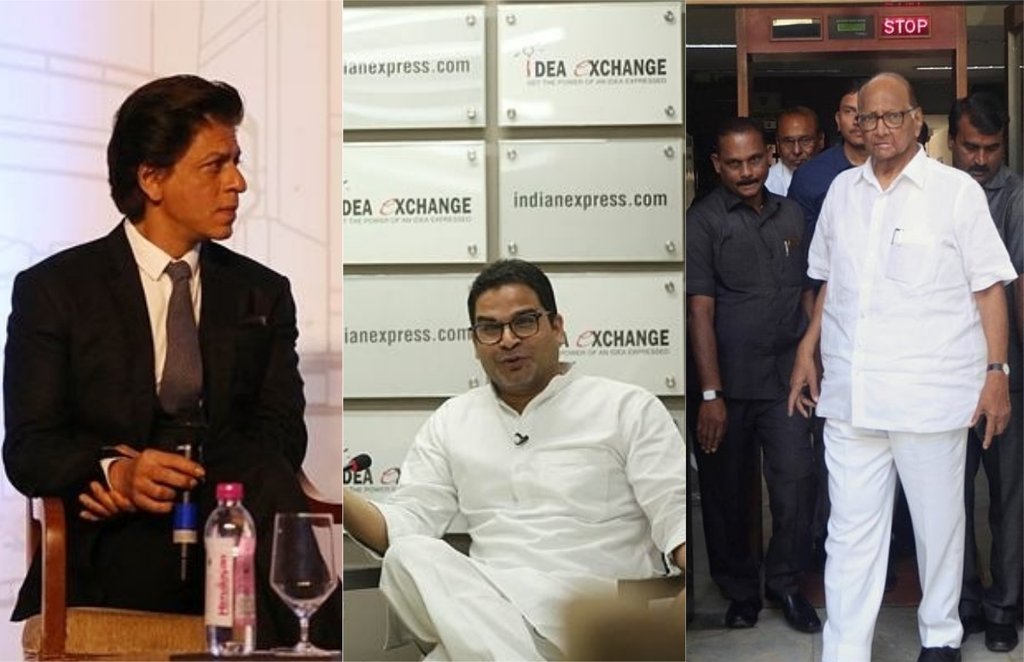 prashant kishor, shahrukh khan, sharad pawar