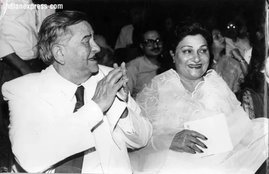 raj kapoor, krishna kapoor, vaijayanthimala