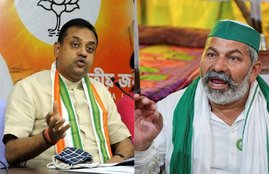 rakesh tikait, sambit patra