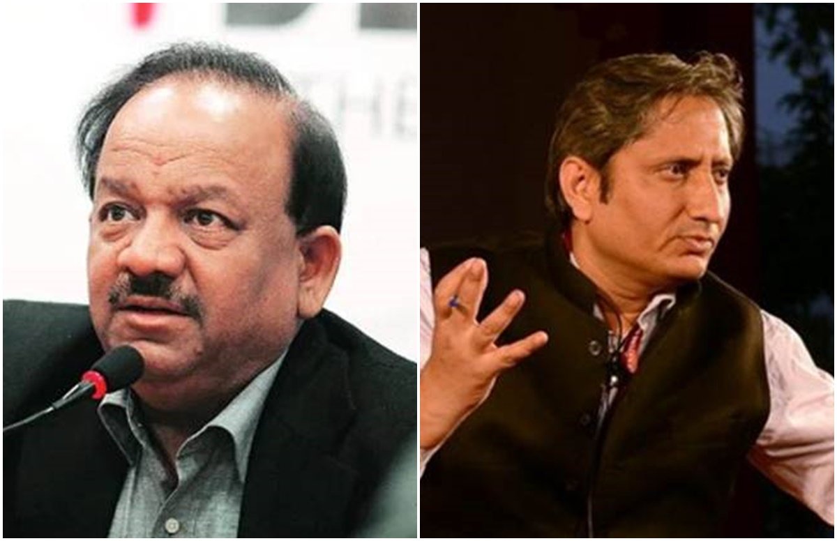 ravish kumar, dr. harsh vardhan, pm modi