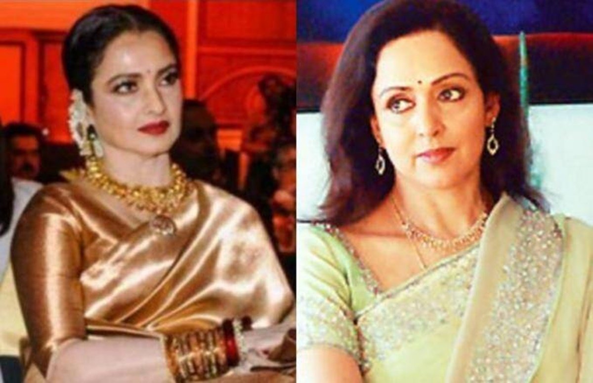 rekha, hema malini, mukesh aggarwal