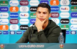 Soccer Football Euro 2020 Portugal Press Conference Budapest Hungary Portugal Cristiano Ronaldo press conference UEFA