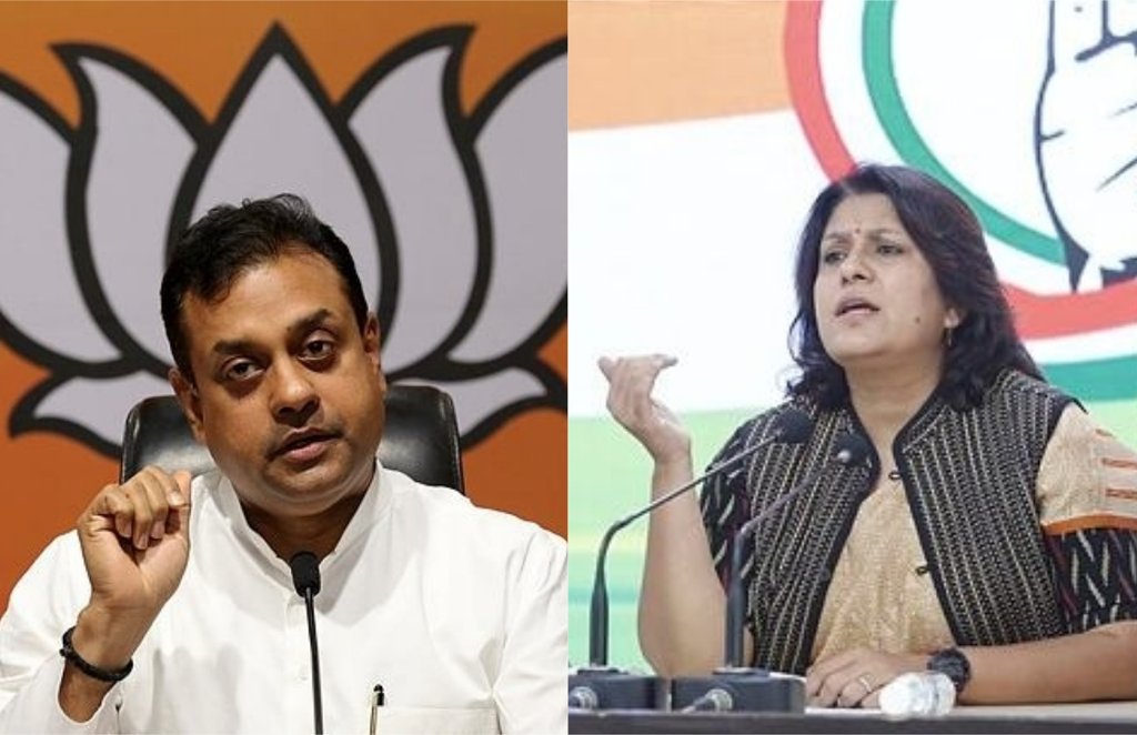 sambit patra, supriya shrinate