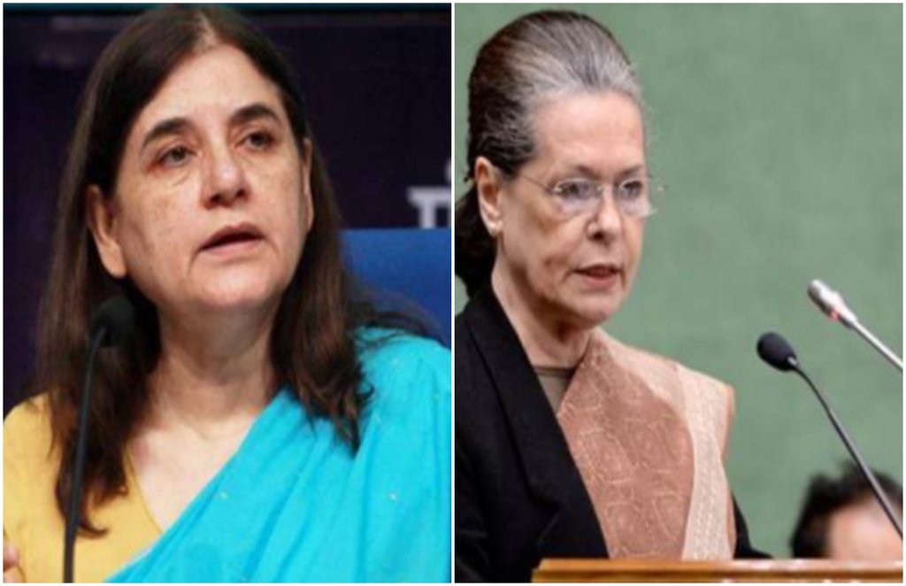 sonia gandhi, maneka gandhi, indira gandhi