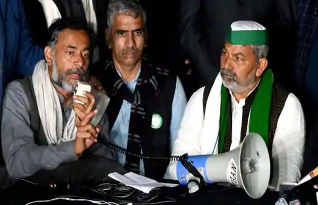 Rakesh Tikait, Yogendra Yadav