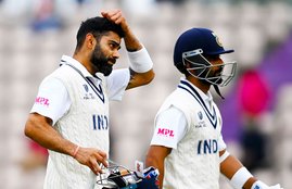 virat kohli Ajinkya Rahane India vs New Zealand WTC Final