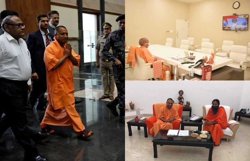 Yogi Adityanath Office: उत्तर प्रदेश के सीएम योगी आदित्यनाथ पिछले कुछ समय से चर्चा में हैं। वह पहली बार राज्य के सीएम बने हैं। मीडिया और सोशल मीडिया में दावा किया जा रहा है कि बीजेपी उन्हें दोबारा सीएम पद का उम्मीदवार नहीं बनाना चाहती। फिलहाल योगी के कार्यकाल के अभी लगभग 10 महीने बचे हैं। आइए देखें अंदर से कैसा है योगी आदित्यनाथ का ऑफिस: