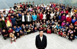 ziona chana, world largest family