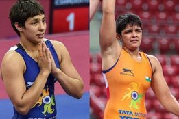 Anshu Malik and Sonam Malik