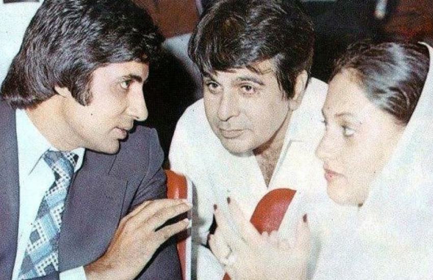 अमिताभ बच्चन और जया बच्चन के साथ भी दिलीप कुमार की अच्छी बॉडिंग रही थी। अमिताभ बच्चन हमेशा से दिलीप कुमार को अपना आदर्श मानते रहे हैं। दोनों ने साथ में सिर्फ़ एक फ़िल्म वर्ष 1982 में रमेश सिप्पी निर्देशित 'शक्ति' में साथ में काम किया था।