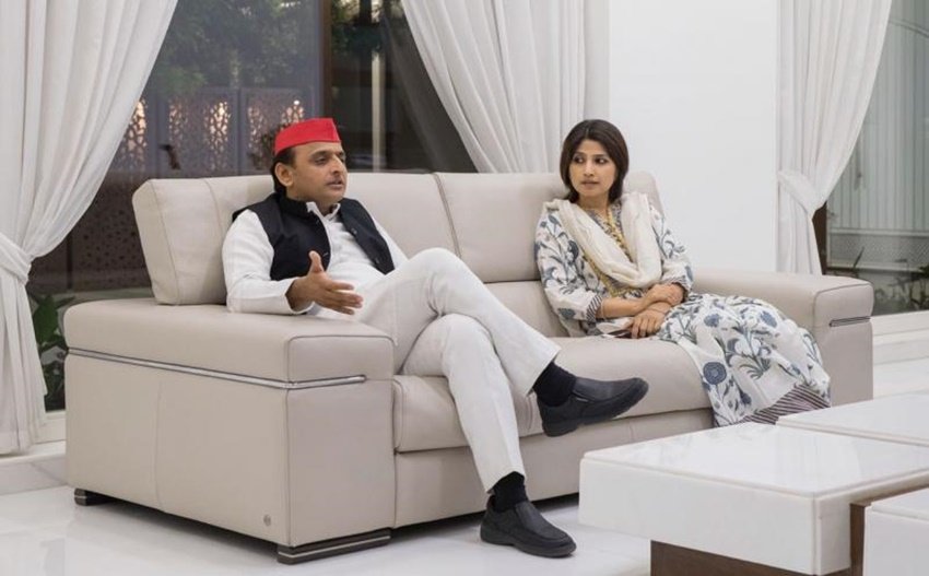 Dimple Yadav, Akhilesh Yadav SP, Mulayam Singh second wife